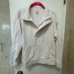 a new day Cream Pullover Sweatshirt